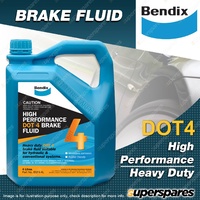 1x Bendix Heavy Duty Brake Fluid DOT 4 for Cars Trucks Buses Motorcycles 4L