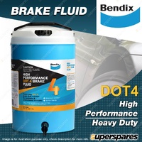 1x Bendix Heavy Duty Brake Fluid DOT 4 for Cars Trucks Buses Motorcycles 20L