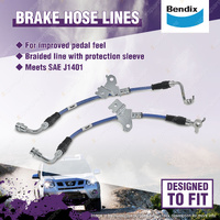 Bendix Front Brake Hose Kit for Isuzu D-Max MU-X TFR TFS 1.9L 3.0L 2019-2025