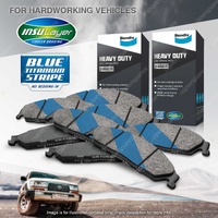 8x Bendix Front + Rear HD Brake Pads for Volkswagen Touareg 7L 7P 3.0L 3.6L 4.2L