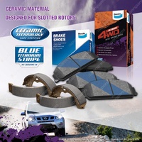 Bendix ULT4WD Brake Pads Shoes Set for Toyota Hilux N1 N2 N3 2.4L 2.8L 3.0L 4.0L