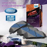 4x Bendix Rear Ceramic ULT 4WD Brake Pads for Toyota Land Cruiser Tundra USK