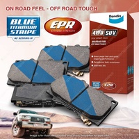 4pcs Bendix Front 4WD Brake Pads for Ford Territory SZ 2.7 V6 TDCi SX SY 4.0