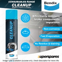 1x Bendix Cleanup Brake Parts Cleaner 400g Spray Can for Brake Components