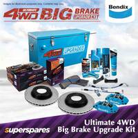Front Bendix Ultimate 4WD Big Brake Upgrade Kit for Mazda BT-50 B22 B32 UP UR