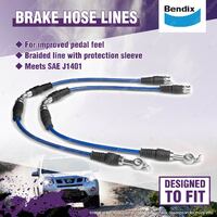 1 Set Bendix Front Ultimate 4WD Brake Hose Kit for Ford Ranger PX I II