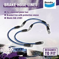 1 Set 100mm Lift Bendix Front Ultimate 4WD Brake Hose Kit for Ford Ranger PX Mk
