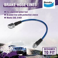 1 Set 50mm Lift Bendix Rear Ult 4WD Brake Hose Kit for Holden Colorado RG no VSC