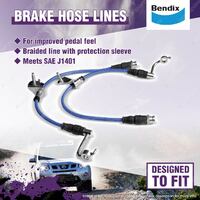 1 Set 50mm Lift Bendix Front Ultimate 4WD Brake Hose Kit for Isuzu D-MAX RG