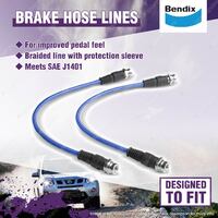 1 Set Bendix Rear Ultimate 4WD Brake Hose Kit for Isuzu D-MAX RG 3.0TD 12-20