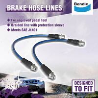 1 Set 100mm Lift Bendix Front Ultimate 4WD Brake Hose Kit for Toyota Hilux KUN26