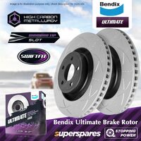 Bendix Rear ULT Brake Rotors for Audi A5 F53 F57 F5A F5E F5F F5P 8F7 8T3 8TA