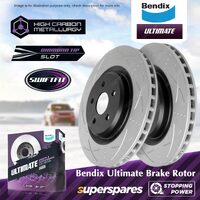2Pcs Bendix Front Ultimate Disc Brake Rotors for HSV Grange WM Maloo Senator VE