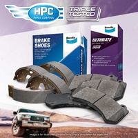 Bendix Ultimate Brake Pads Shoes Set for Hyundai Excel X-1 1.5 53 kW FWD