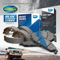 Bendix HD Brake Pads Shoes Set for Toyota Hilux GUN 125 126 KUN26 GGN 120 125 25