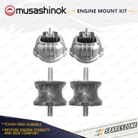 Front + Rear Engine Mount Kit for BMW 320i E90 2.0L N46B20 5/05-9/07 Auto Man.