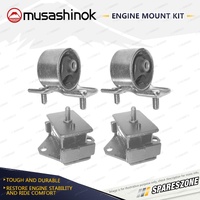 Front Rear Engine Mount Kit for Mitsubishi Delica Spacegear PD8W PE8W PF6W PD6W