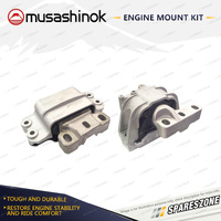 Musashinok LH + RH Engine Mount Kit for Audi A3 8P 1.6L 1.8L 1.9L 2.0L 04-13