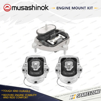 Musashinok Full Engine Mount Kit for Audi A5 8T Q5 8R 2.0L 3.0L 09-17 Manual DCT