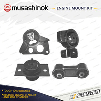 Musashinok Full Engine Mount Kit for Daewoo Matiz M100 796cc F8CV 99-04 Manual