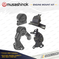 Musashinok Full Engine Mount Kit for Dodge Caliber PM 2.0L 2.0L ECN 06-10 Auto
