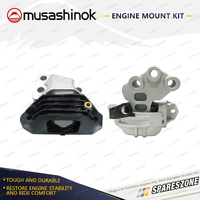 Front LH + Front RH Engine Mount for Fiat 500X 1.4L 4Cyl Turbo FWD AWD 15-On
