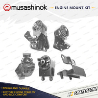 Musashinok Full Engine Mount Kit for Ford Telstar AX AY 2.5L V6 KL 92-196 Auto