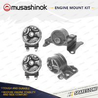 Full Engine Mount Kit for Ford Laser KF KH TX3 1.8L 4Cyl FWD BP BPT 90-94 Manual