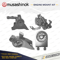 Musashinok Full Engine Mount Kit for Ford Laser KN KQ 1.6L 4Cyl ZM 99-02 Manual