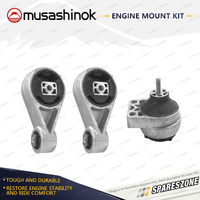 Musashinok Full Engine Mount Kit for Ford Focus LR 1.8L EYDE 00-05 Auto & Man