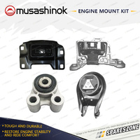 Musashinok Full Engine Mount Kit for Ford Focus LS LT LV 2.0L 4Cyl 05-11 Auto