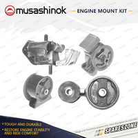 Musashinok Full Engine Mount Kit for Holden Barina MF MH 1.3L G13BA 89-94 Auto