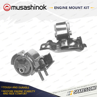 Musashinok LH + RH Engine Mount Kit for Holden Nova LE LF 1.4L 1.6L 4Cyl 89-93