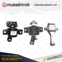 Musashinok Full Engine Mount Kit for Holden Barina TK1.6L F16D3 05-11 Auto & Man