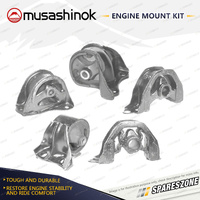 Musashinok Full Engine Mount Kit for Honda Civic EG5 EH9 1.6L D16A8 91-93 Auto
