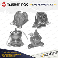Musashinok Full Engine Mount Kit for Honda Accord CG CK 2.3L 4Cyl 97-03 Auto