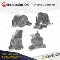 Musashinok Full Engine Mount Kit for Honda Accord CG CK 2.3L 4Cyl 97-03 Manual