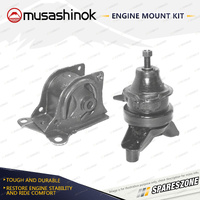Musashinok LH + RH Engine Mount Kit for Honda Prelude BB5 BB6 2.2L 96-01 AT MT