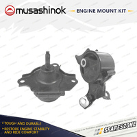 LH + RH Engine Mount Kit for Honda CRV RD 2.0L 2.4L 4Cyl 4WD 01-07 Manual