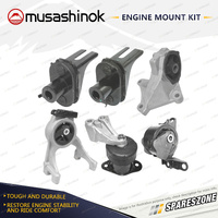 Musashinok Full Engine Mount Kit for Honda Odyssey RB1 2.4L K24A6 04-09 Auto