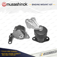 Musashinok LH + RH Engine Mount for Honda Odyssey RB3 2.4L 4Cyl K24Z2 08-14 Auto