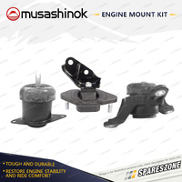 LH Upper + LH Lower + RH Engine Mount for Honda Accord Euro CU 2.4L 08-15 Manual