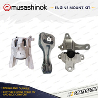 Musashinok Full Engine Mount Kit for Honda Civic FK5 1.8L Vtec R18Z1 17-On CVT