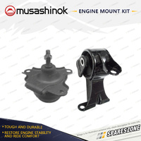 LH + RH Engine Mount Kit for Honda Civic ES9 1.3L 4Cyl Hybrid LDA1 04-06 CVT