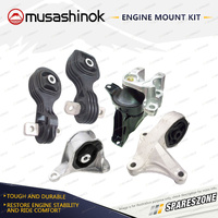 Musashinok Full Engine Mount Kit for Honda CRV RM4 2.4L 4WD K24Z9 12-17 Auto