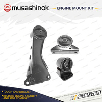 Full Engine Mount Kit for Hyundai Excel X2 1.5L 4Cyl G4DJ 89-94 Auto Genuine