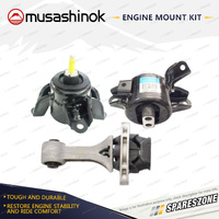 Front + LH + RH Engine Mount for Hyundai Accent RB 1.4L 4Cyl G4LC 15-17 Man CVT