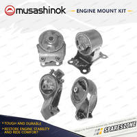 Musashinok Full Engine Mount Kit for Hyundai Sonata EF EF-B 2.5L 2.7L Manual