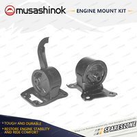 Musashinok LH + RH Engine Mount for Hyundai Sonata Y3 2.0L 4Cyl G4CP 93-96 Auto