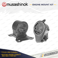 Musashinok LH + RH Engine Mount for Hyundai Sonata EF 2.0L 4Cyl G4JP 98-00 Auto